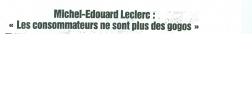 Les distributeurs commencent à ré- 1994 - Histoire E.Leclerc 